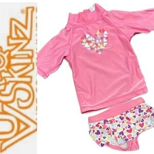 2 Pc Heart Swimwear Uskinz